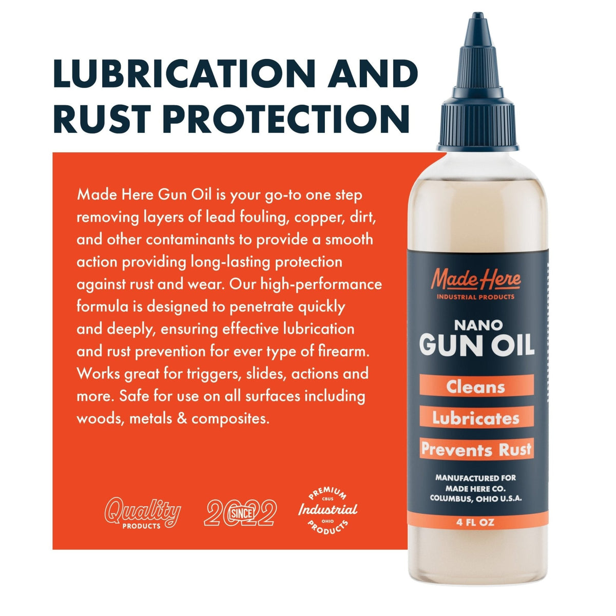 Lubricating Gun Oil with Nano Tech
